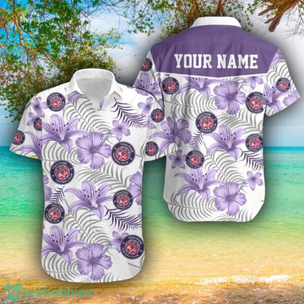 Toulouse FC 3D Hawaii Shirt For Men And Women Custom Name Product Photo 1