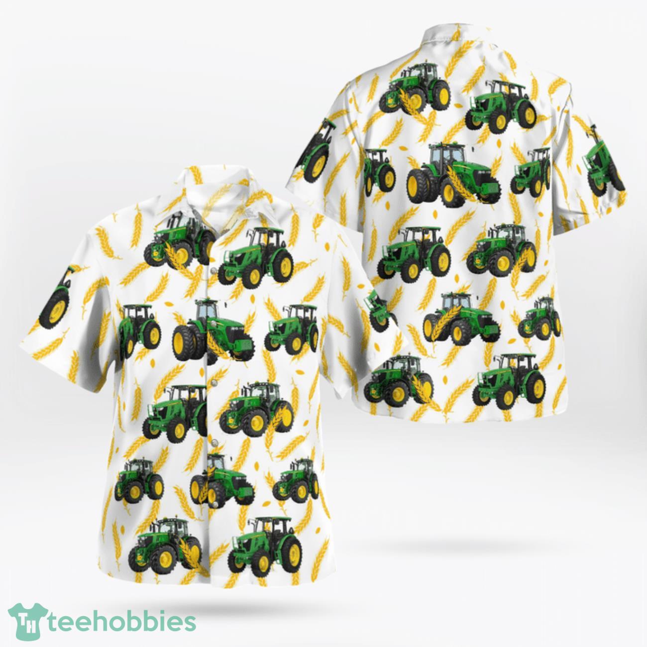 Tractor Hawaiian Shirt Summer Beach Shirt image Tractor Hawaiian Shirt Summer Beach Shirt Product Photo 1