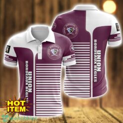 Union Bordeaux Begles Striped 3D Polo Shirt For Men Product Photo 1