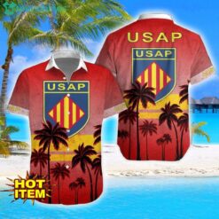 USA Perpignan Coconut Aloha Hawaiian Shirt And Shorts Beach Set For Men And Women Product Photo 1