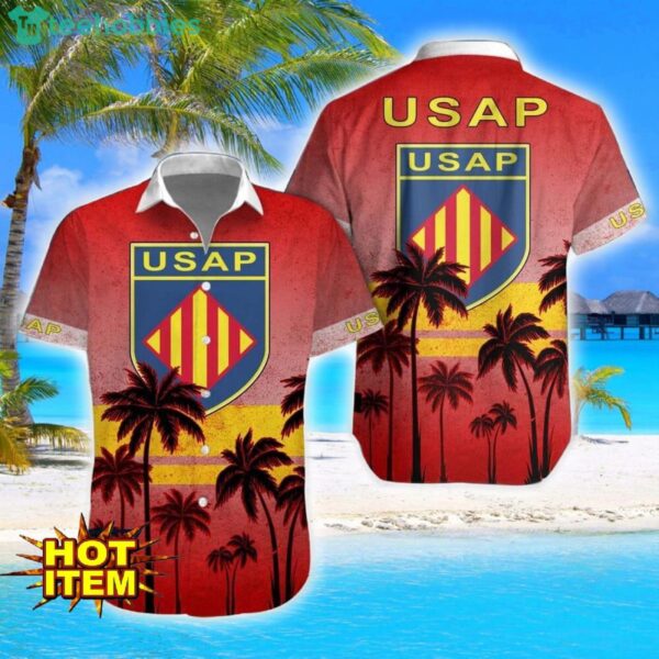 USA Perpignan Coconut Aloha Hawaiian Shirt And Shorts Beach Set For Men And Women Product Photo 1