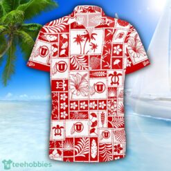 Utah Utes 3D Hawaiian Shirt Special Beach Pattern Hawaii Shirt image Utah Utes 3D Hawaiian Shirt Special Beach Pattern Hawaii Shirt Product Photo 2