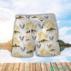Valtra Yellow Coconut Pattern Combo 3D Hawaiian Shirt And Shorts Product Photo 2