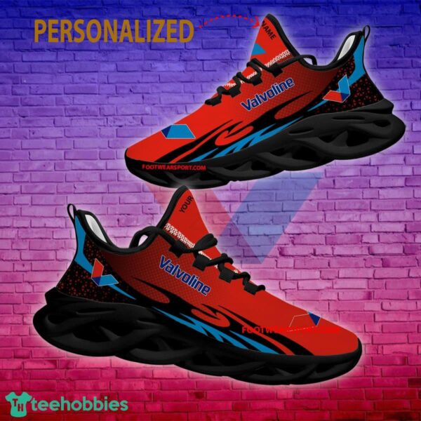 Valvoline Max Soul Shoes Pattern New Chunky Sneaker Trendsetter Custom Name - Valvoline Max Soul Shoes Personlized Photo 2