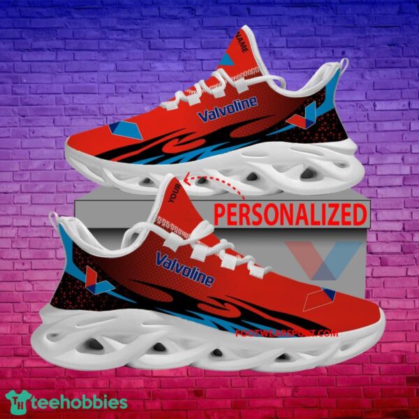 Valvoline Max Soul Shoes Pattern New Chunky Sneaker Trendsetter Custom Name - Valvoline Max Soul Shoes Personlized Photo 1