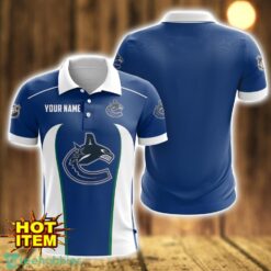 Vancouver Canucks 3D Polo Shirt Personalized Name Gift Ideas For Fans Product Photo 1