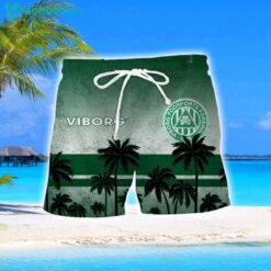 Viborg FF Coconut Aloha Hawaiian Shirt And Shorts Beach Set For Men And Women Product Photo 2