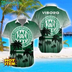 Viborg FF Coconut Aloha Hawaiian Shirt And Shorts Beach Set For Men And Women Product Photo 1