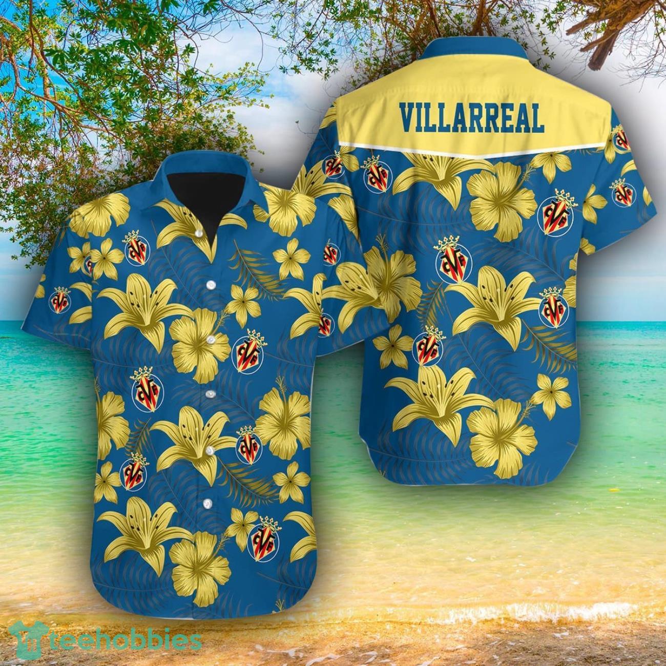 Villarreal AOP Hawaiian Shirt For Men And Women Summer Gift Product Photo 1