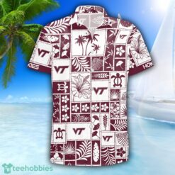 Virginia Tech Hokies 3D Hawaiian Shirt Special Beach Pattern Hawaii Shirt Product Photo 2