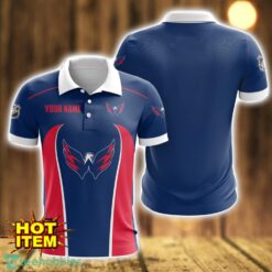 Washington Capitals 3D Polo Shirt Personalized Name Gift Ideas For Fans Product Photo 1