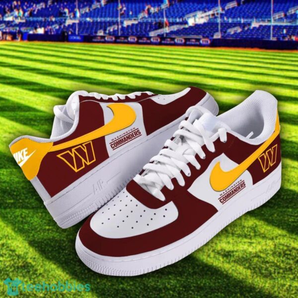 Washington Commanders Air Force Shose For Fans AF1 NFL Sneakers Product Photo 1