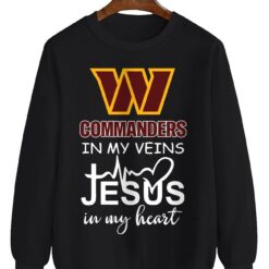Washington Commanders Jesus T-Shirt Hoodie Sweatshirt Product Photo 2