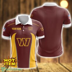 Washington Football Team 3D Polo Shirt Personalized Name Gift Ideas For Fans Product Photo 1