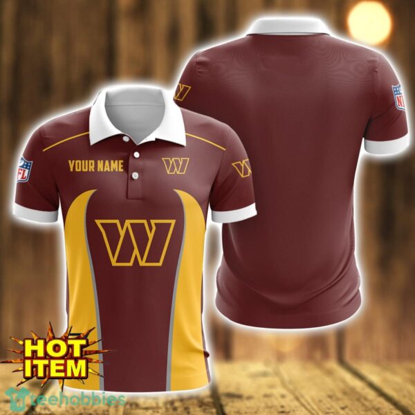 Washington Football Team 3D Polo Shirt Personalized Name Gift Ideas For Fans Product Photo 1