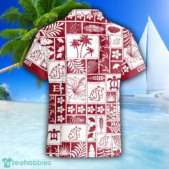 Washington State Cougars 3D Hawaiian Shirt Special Beach Pattern Hawaii Shirt Product Photo 3