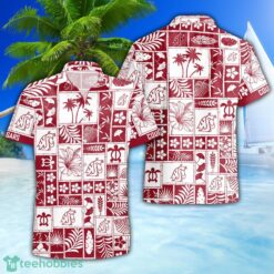 Washington State Cougars 3D Hawaiian Shirt Special Beach Pattern Hawaii Shirt Product Photo 1