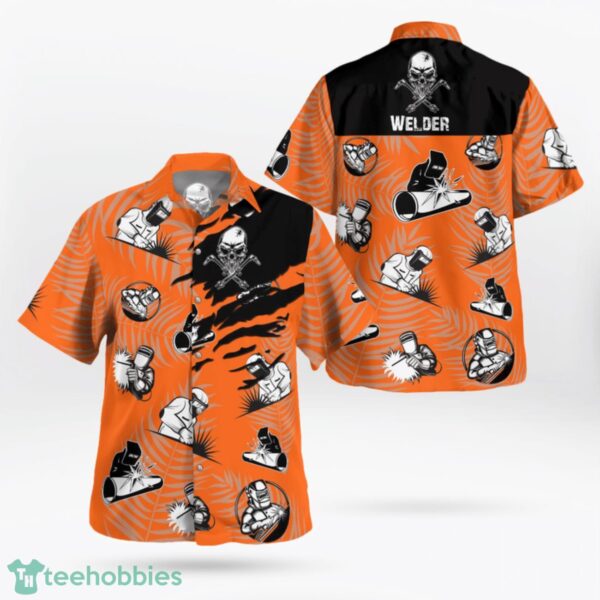 Welder Hawaiian Shirt Summer Beach Shirt Product Photo 1