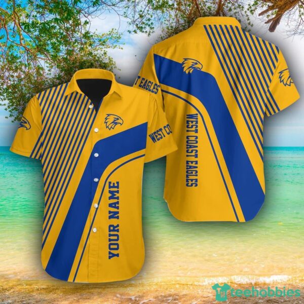 West Coast Eagles AOP Hawaiian Shirt For Men And Women Summer Gift Custom Name Product Photo 1