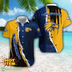 West Coast Eagles Logo Team Printed 3D Hawaiian Shirt Beach Summer Gift Product Photo 1