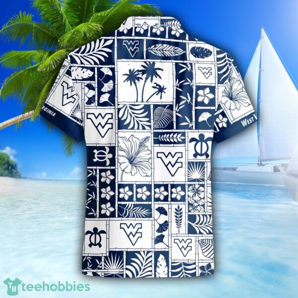 West Virginia Mountaineers 3D Hawaiian Shirt Special Beach Pattern Hawaii Shirt Product Photo 3
