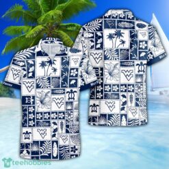 West Virginia Mountaineers 3D Hawaiian Shirt Special Beach Pattern Hawaii Shirt Product Photo 1