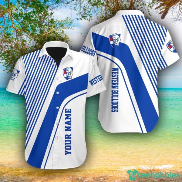 Western Bulldogs AOP Hawaiian Shirt For Men And Women Summer Gift Custom Name Product Photo 1