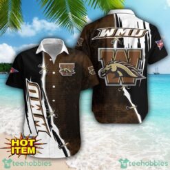 Western Michigan Broncos Logo Team Printed 3D Hawaiian Shirt Beach Summer Gift Product Photo 1