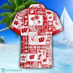 Wisconsin Badgers 3D Hawaiian Shirt Special Beach Pattern Hawaii Shirt Product Photo 3