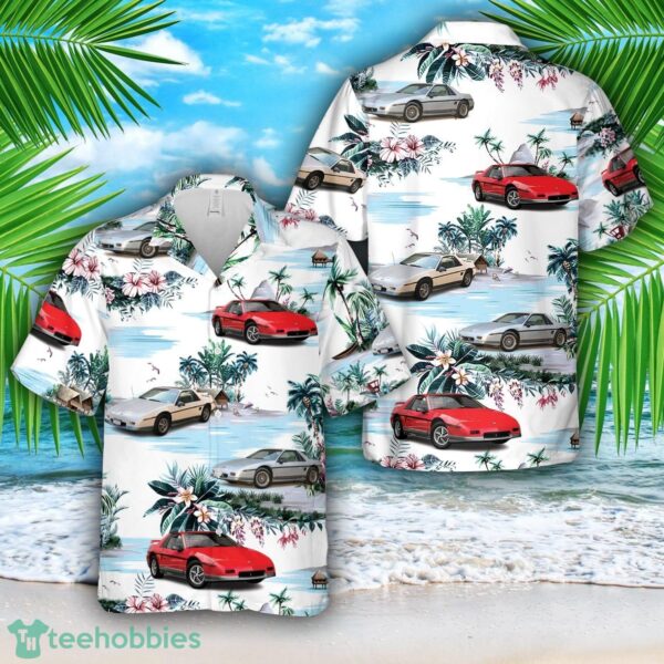 1985 Pontiac Fiero GT 3D Hawaiian Shirt Beach Shirt Product Photo 1