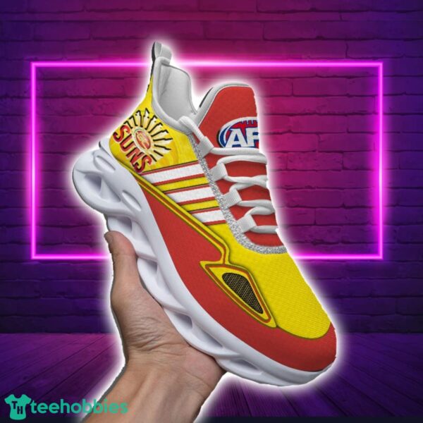 AFL Gold Coast Suns Max Soul Shoes Clunky Sneakers For Men and Women Product Photo 1