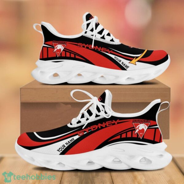 AFL Sydney Swans Max Soul Shoes Custom Name Clunky Sneakers For Fans Product Photo 2