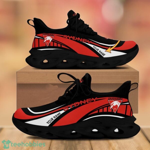 AFL Sydney Swans Max Soul Shoes Custom Name Clunky Sneakers For Fans Product Photo 1
