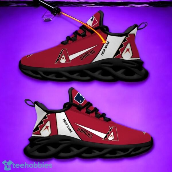 Arizona Diamondbacks Team Logo Personalized Name MLB Max Soul Shoes For Men Women Sport Gift Product Photo 2