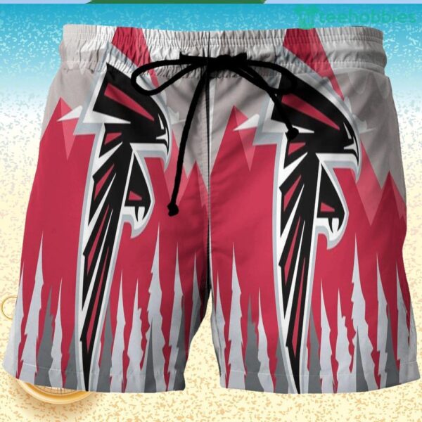 Atlanta Falcons Mountain 3D Printed Hawaiian Shorts Product Photo 1
