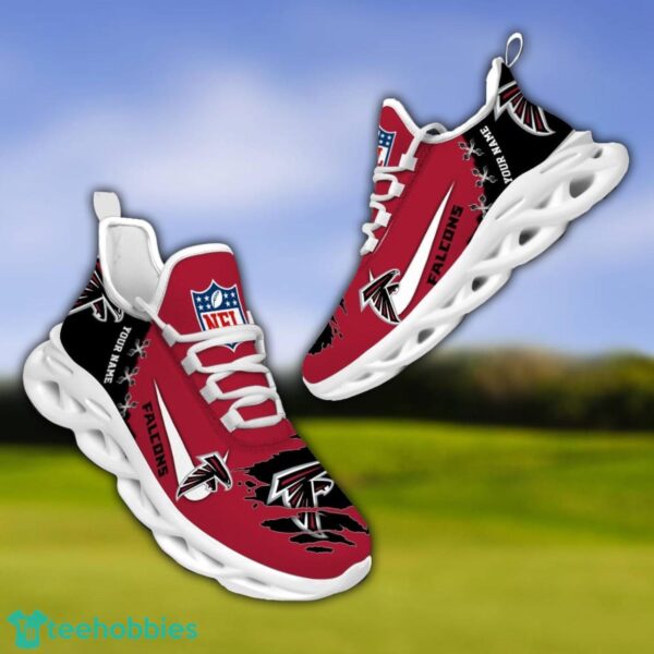 Atlanta Falcons Personalized Name NFL Limited Max Soul Shoes Product Photo 3