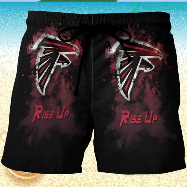 Atlanta Falcons Rise Up Brush 3D Printed Hawaiian Shorts Product Photo 1