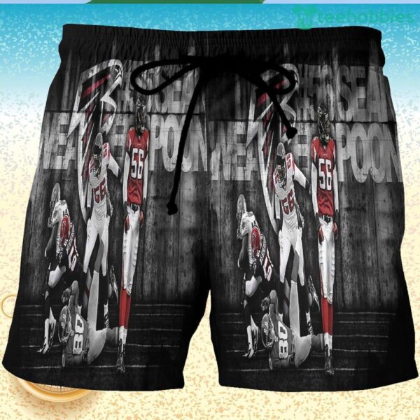 Atlanta Falcons Sean Weatherspoon 56 3D Printed Hawaiian Shorts Product Photo 1