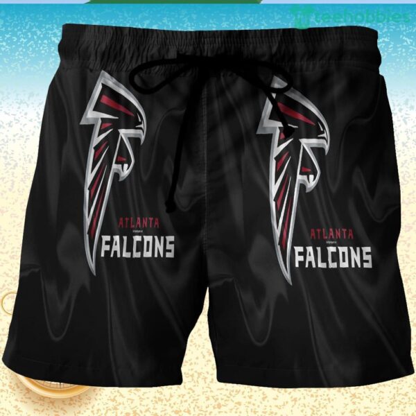 Atlanta Falcons Silk Texture 3D Printed Hawaiian Shorts Product Photo 1