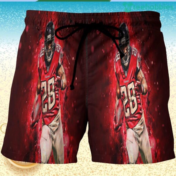 Atlanta Falcons Terron Ward 28 v2 3D Printed Hawaiian Shorts Product Photo 1
