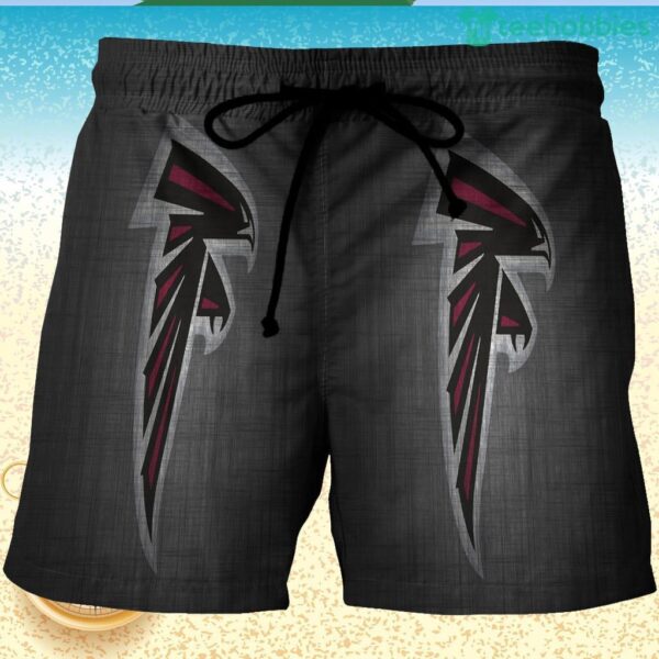 Atlanta Falcons Texture1 3D Printed Hawaiian Shorts Product Photo 1