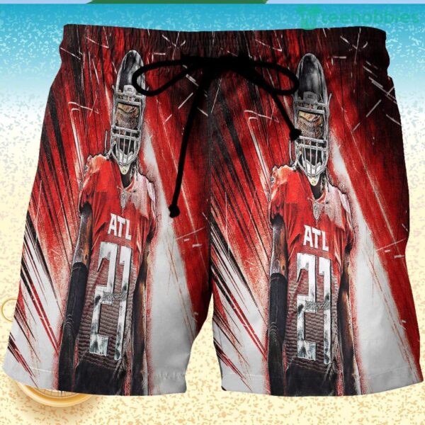 Atlanta Falcons Todd Gurley 21 v2 3D Printed Hawaiian Shorts Product Photo 1