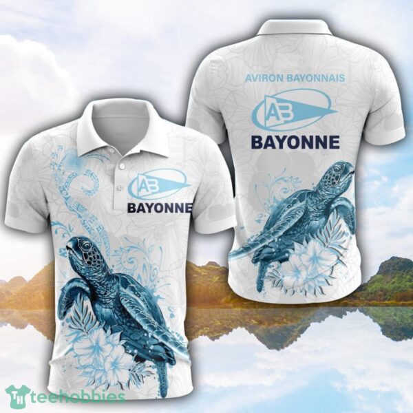 Aviron Bayonnais Turtle White Polo Shirt For Men And Women Gofl Polo Product Photo 1