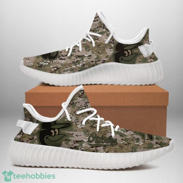 Baltimore Orioles U.S. Military Camouflage Yeezy Sneakers For Men And Women Product Photo 2