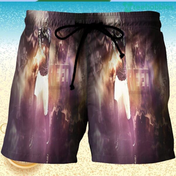 Baltimore Ravens Ed Reed 20 3D Printed Hawaiian Shorts Product Photo 1