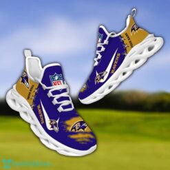 Baltimore Ravens Personalized Name NFL Limited Max Soul Shoes Product Photo 3