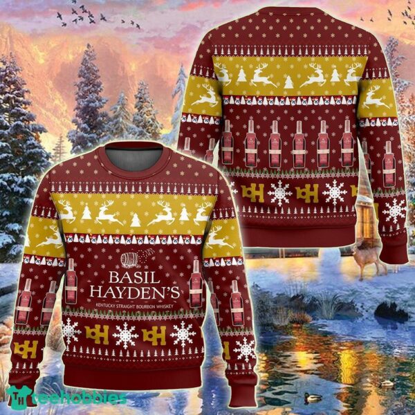 Basil Hayden's Ugly Christmas Sweater 2024 Gift Holidays For Men And Women - Basil Hayden's Ugly Christmas Sweater 2023 Gift Holidays For Men And Women