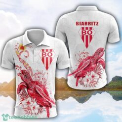 Biarritz Olympique Turtle White Polo Shirt For Men And Women Gofl Polo Product Photo 1
