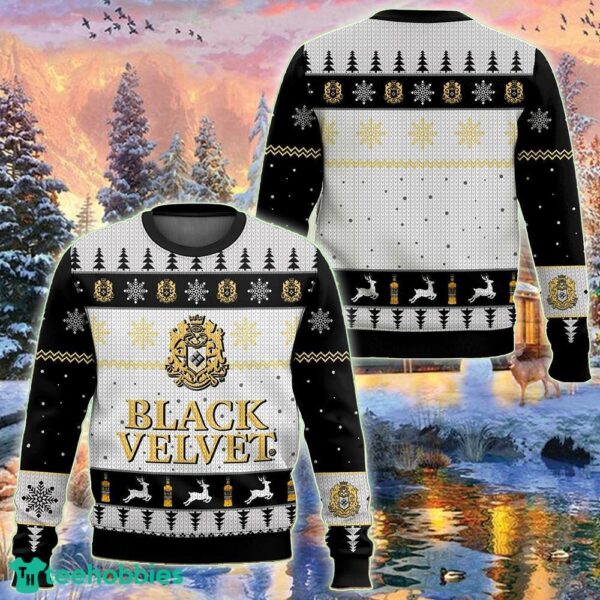 Black Velvet Ugly Christmas Sweater 2024 Gift Holidays For Men And Women - Black Velvet Ugly Christmas Sweater 2023 Gift Holidays For Men And Women
