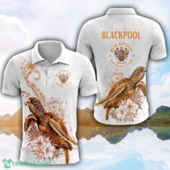 Blackpool F.C Turtle White Polo Shirt For Men And Women Gofl Polo Product Photo 1